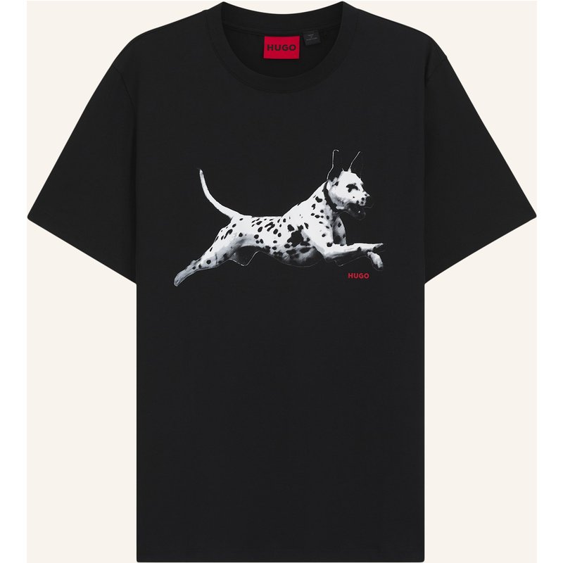 Hugo T-Shirt Dirunn Regular Fit schwarz