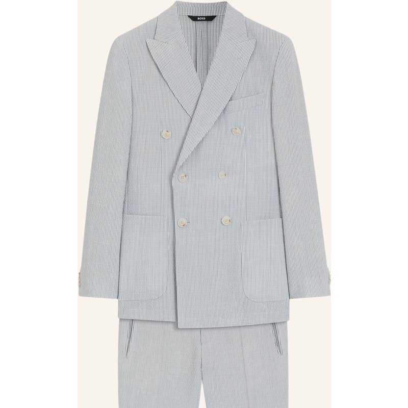 Boss Anzug C-Huge-2pcs-Db-263 Slim Fit blau