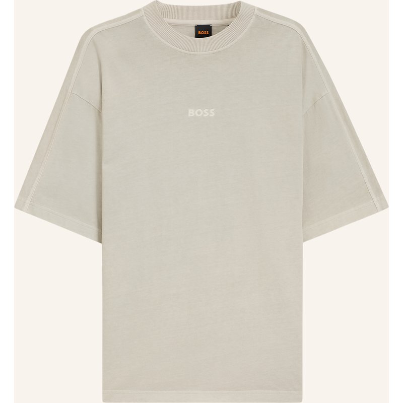 Boss T-Shirt Te_Tile Relaxed Fit beige