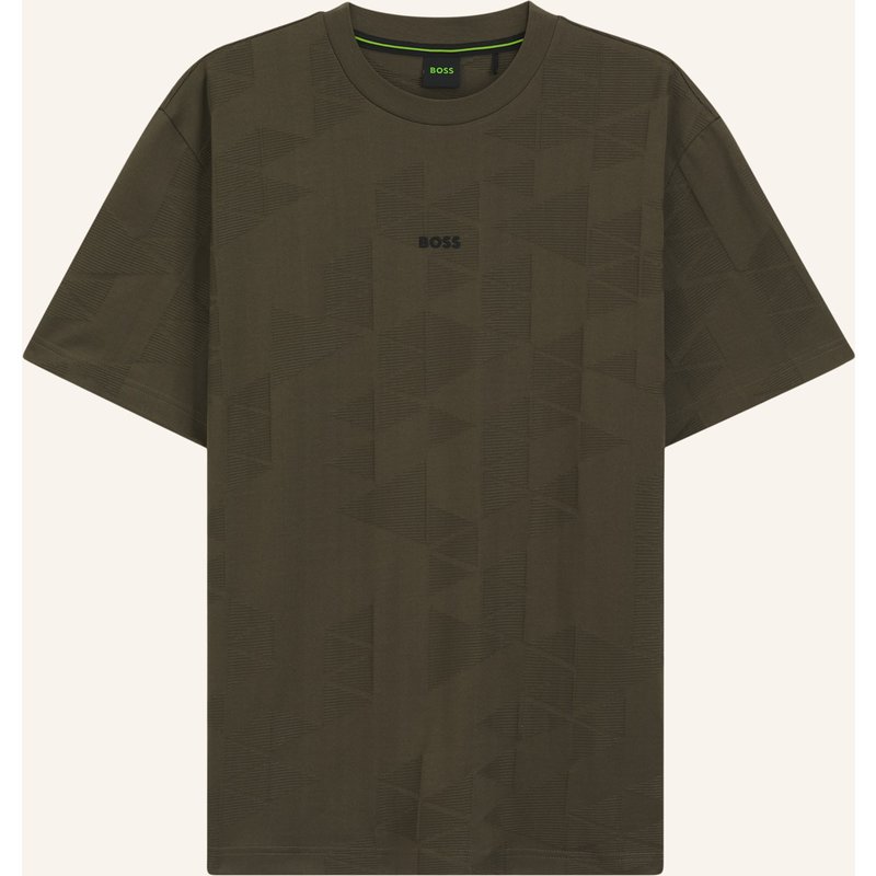 Boss T-Shirt Ts_Network Jq Regular Fit gruen