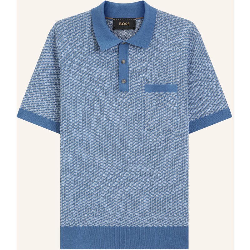 Boss Pullover L-Lomato Regular Fit blau