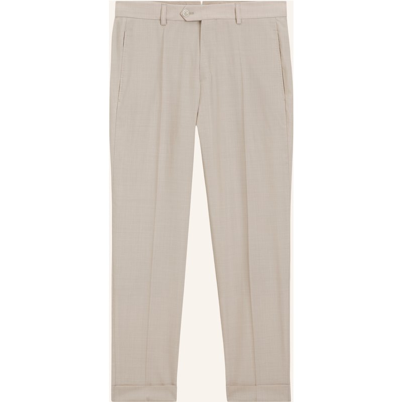 Boss Business Hose L-Peet-Flat-253 Tapered Fit beige
