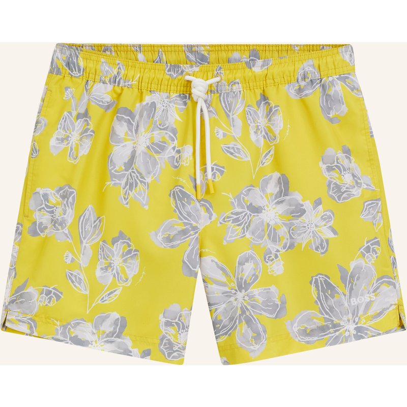 Boss Badeshorts Discus gelb