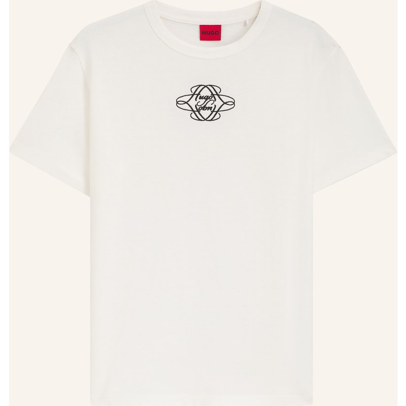 Hugo T-Shirts Damacia_8 Regular Fit weiss