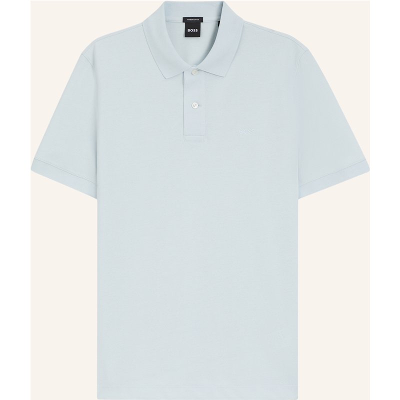 Boss Piqué-Poloshirt Pallas Regular Fit blau