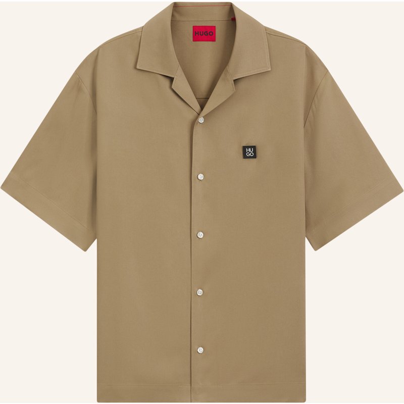 Hugo Resorthemd Espino Comfort Fit beige