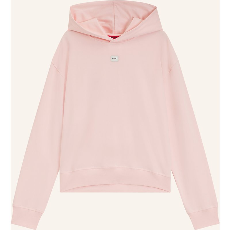 Hugo Lounge-Hoodie Signature pink