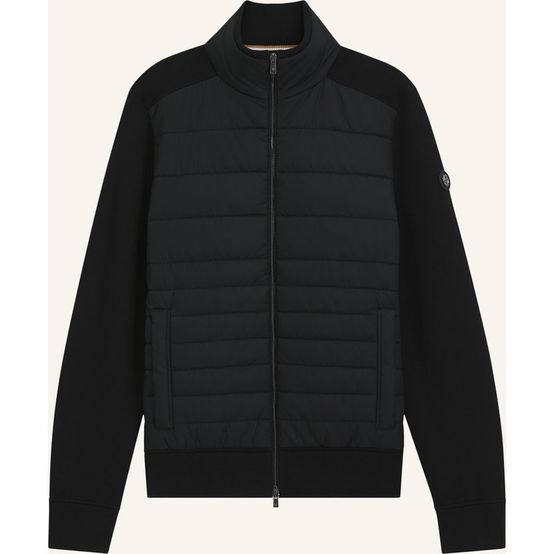Boss Strickjacke H-Facente Regular Fit schwarz