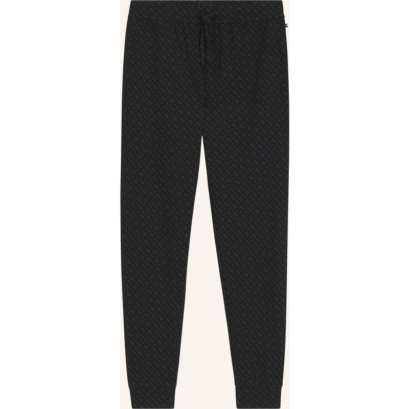 Boss Pyjamas Unterteil Waffleaop Cuff Pants schwarz