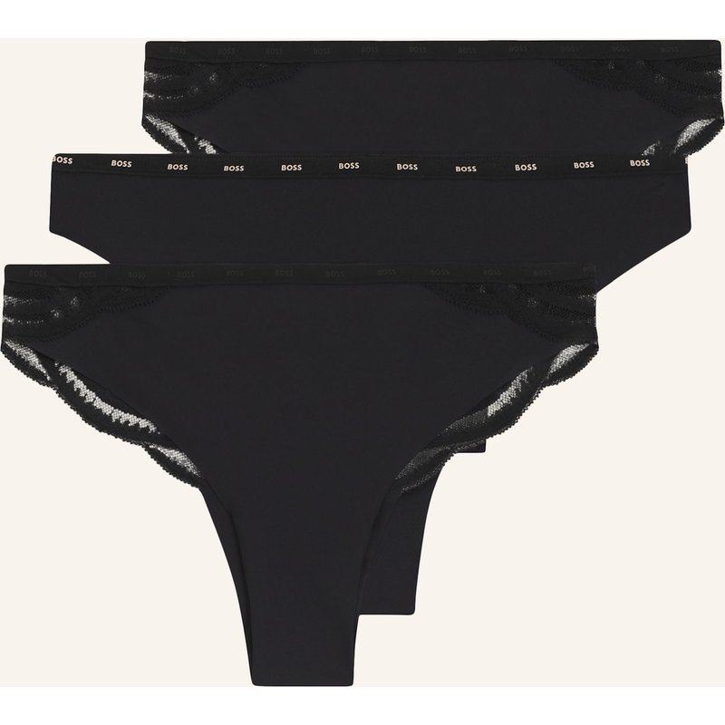 Boss Slip 3p Lace Brazilian schwarz