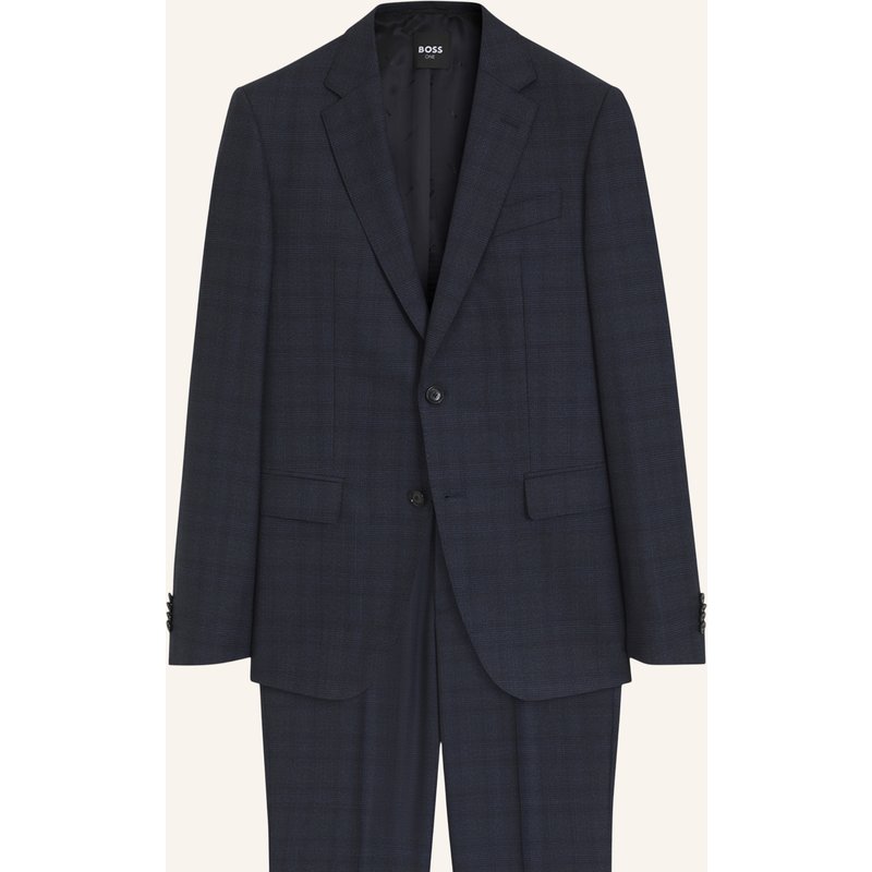 Boss Anzug H-Huge-2pcs-b1-263 Slim Fit blau