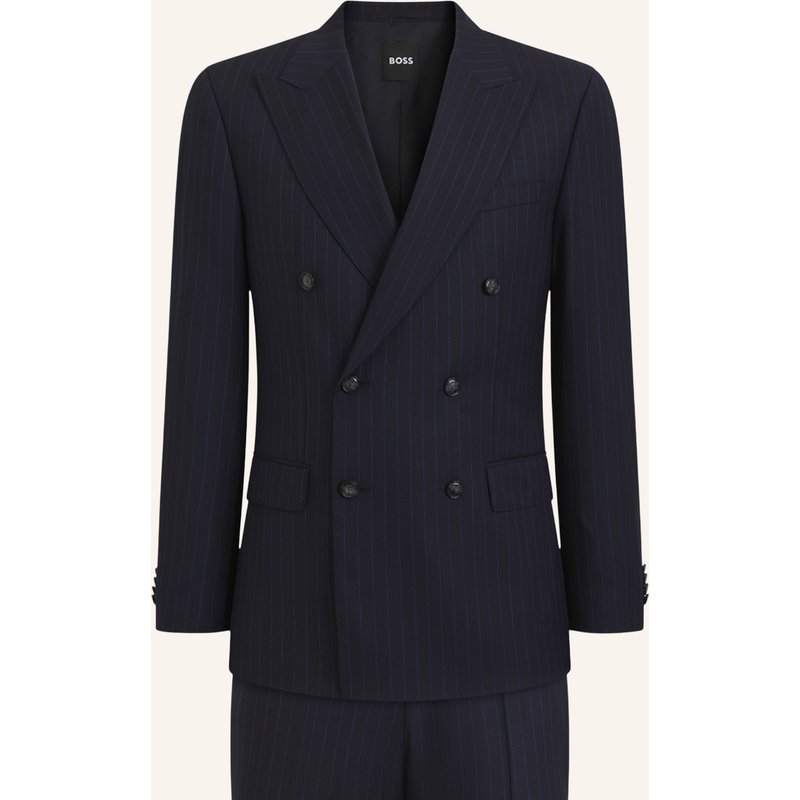 Boss Anzug H-Huge-2pcs-Db-264 Slim Fit blau