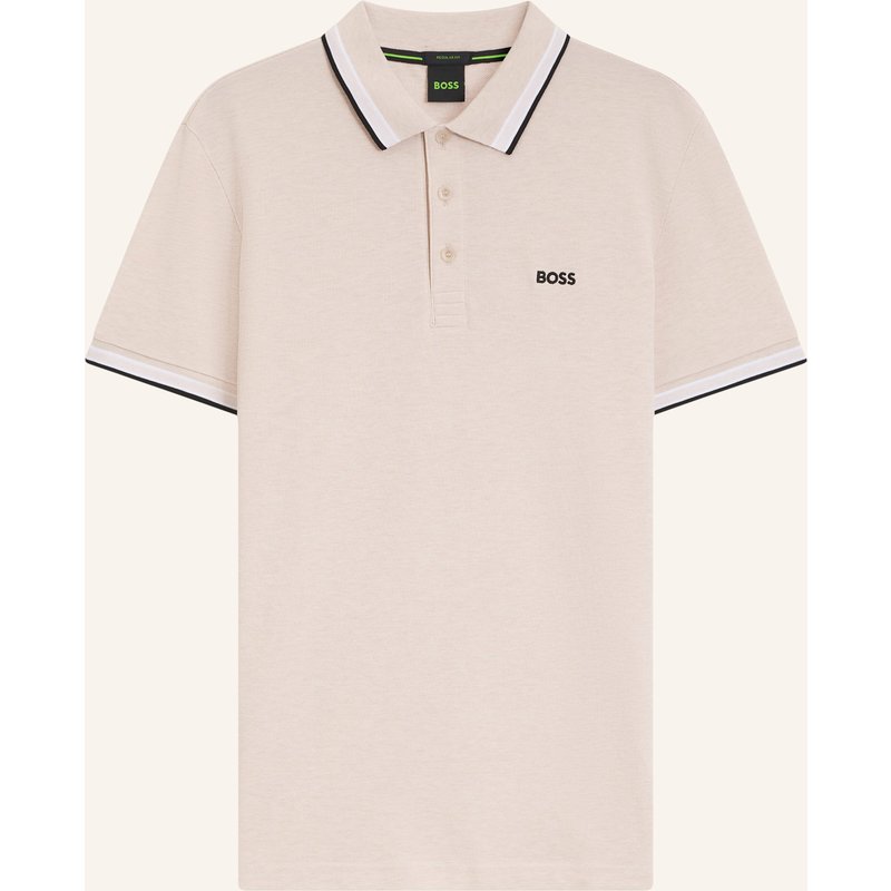 Boss Piqué-Poloshirt Paddy Curved Regular Fit pink