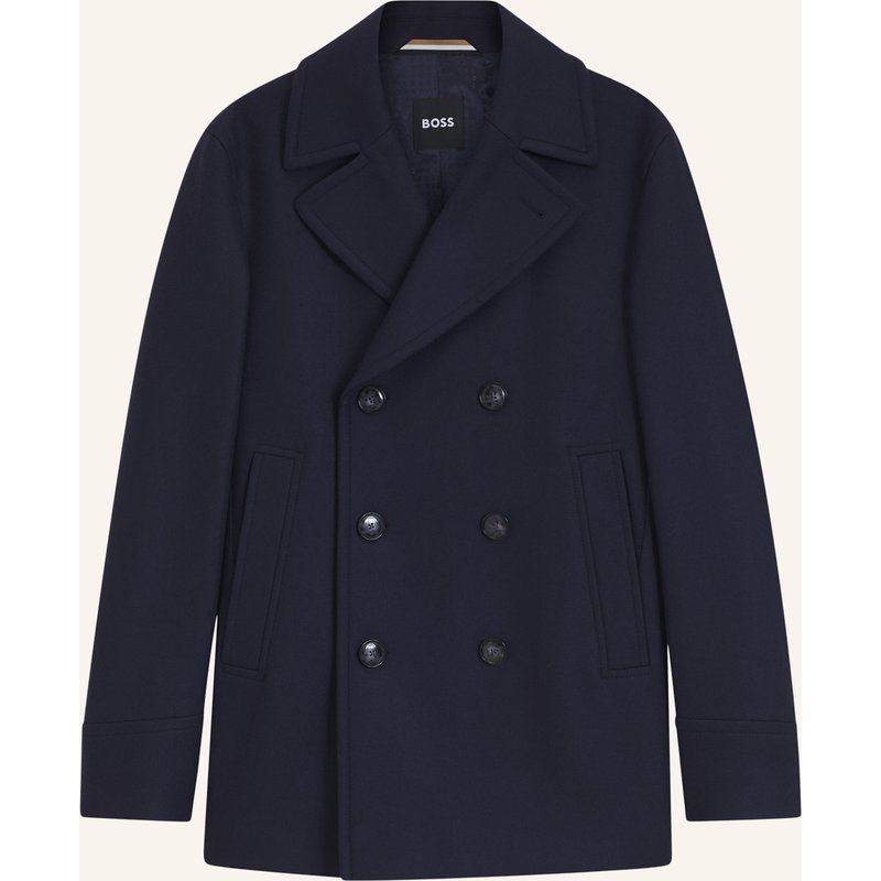 Boss Mantel H-Hyde-Pcoat-234 Slim Fit blau