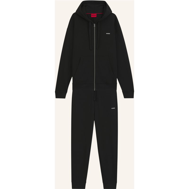 Hugo Sweatshirt Track_Dapozipdayote Relaxed Fit schwarz