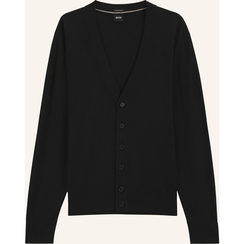 Boss Strickjacke H-Mardon Regular Fit schwarz