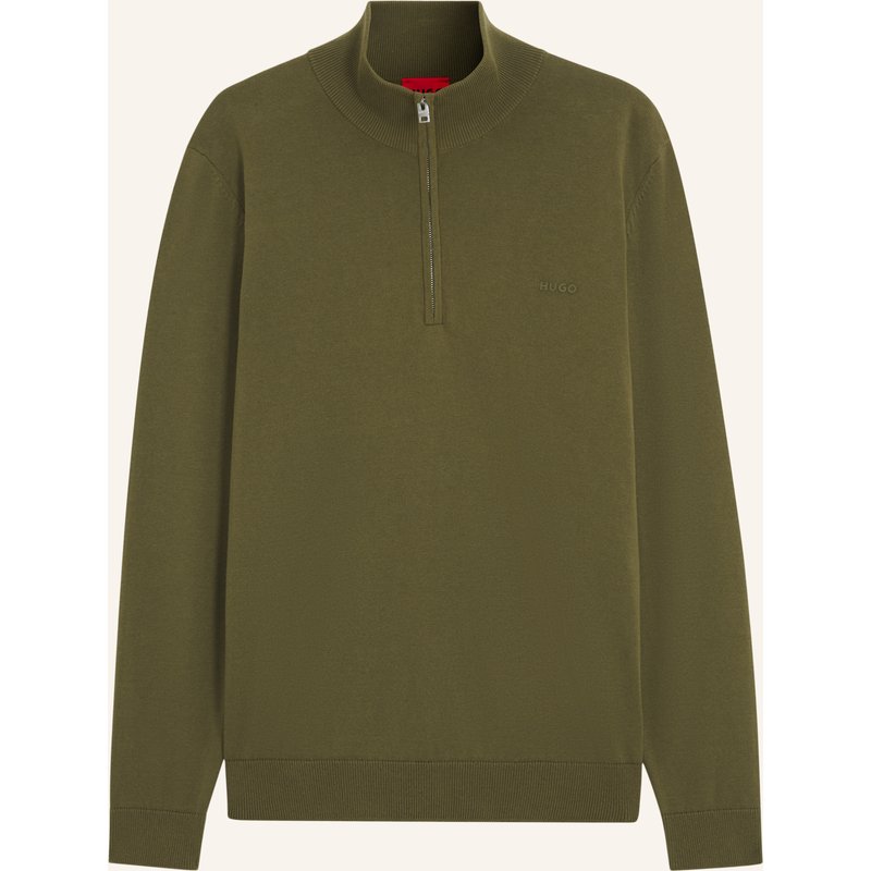 Hugo Strickjacke San Quintus-c2 Regular Fit gruen