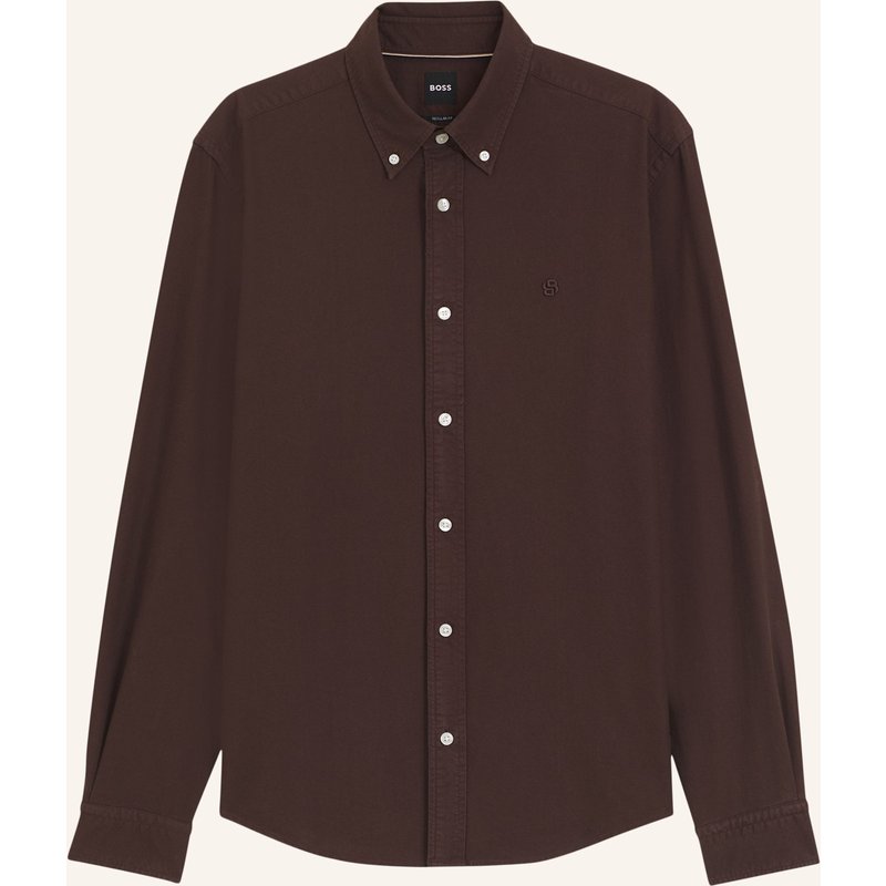 Boss Hemd H-Liam-Bd-E-c1-263 Regular Fit braun