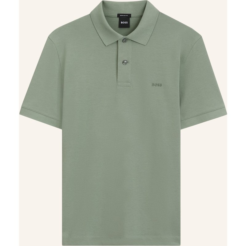 Boss Piqué-Poloshirt Pallas Regular Fit gruen
