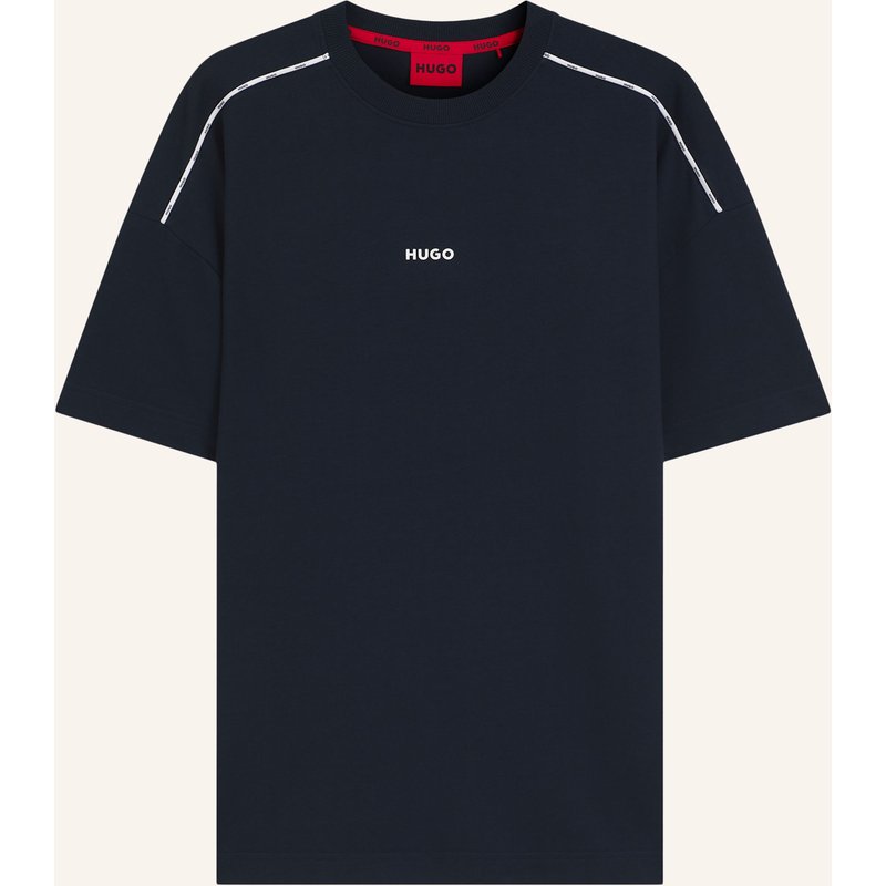 Hugo Loungewear Oberteil Noah T-Shirt Relaxed Fit blau