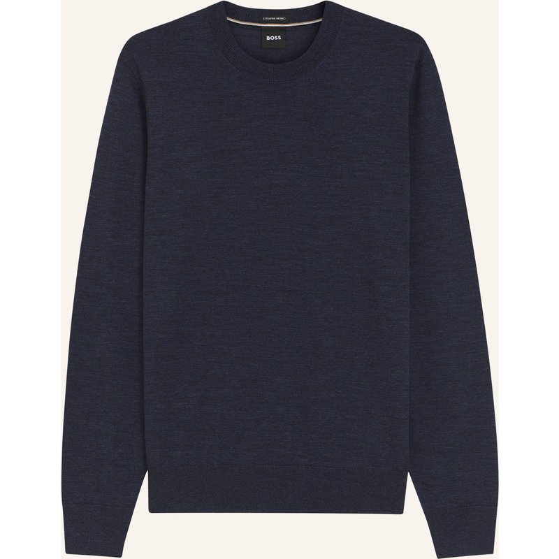 Boss Pullover H-Leno Regular Fit blau
