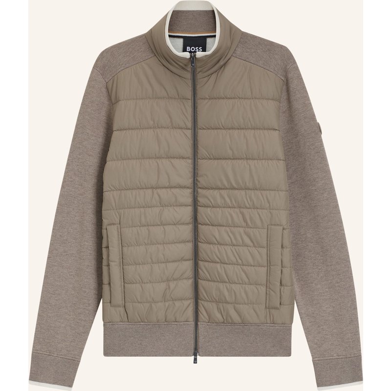 Boss Strickjacke H-Facente Regular Fit braun