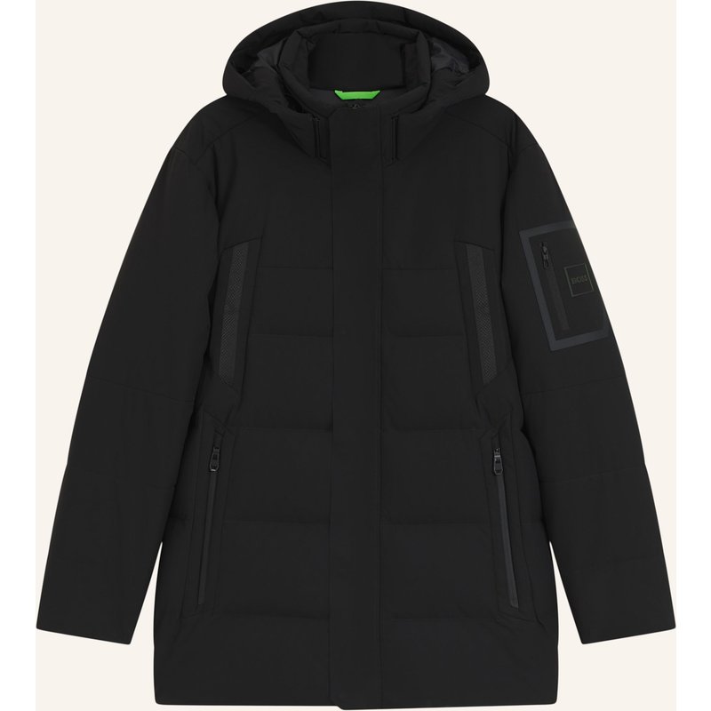Boss Jacke Ow_Block-X Parka Regular Fit schwarz