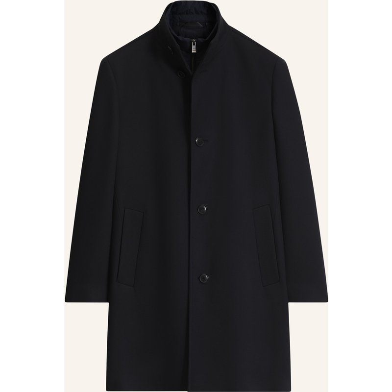 Boss Mantel H-Hyde-Su-Bib-264_In Slim Fit blau