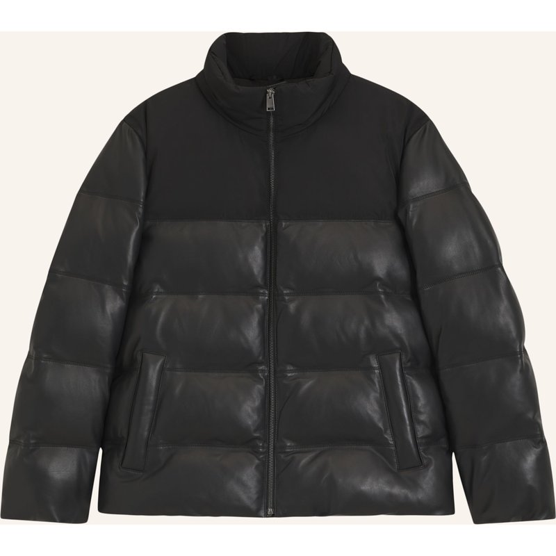 Boss Lederjacke H-Madder schwarz