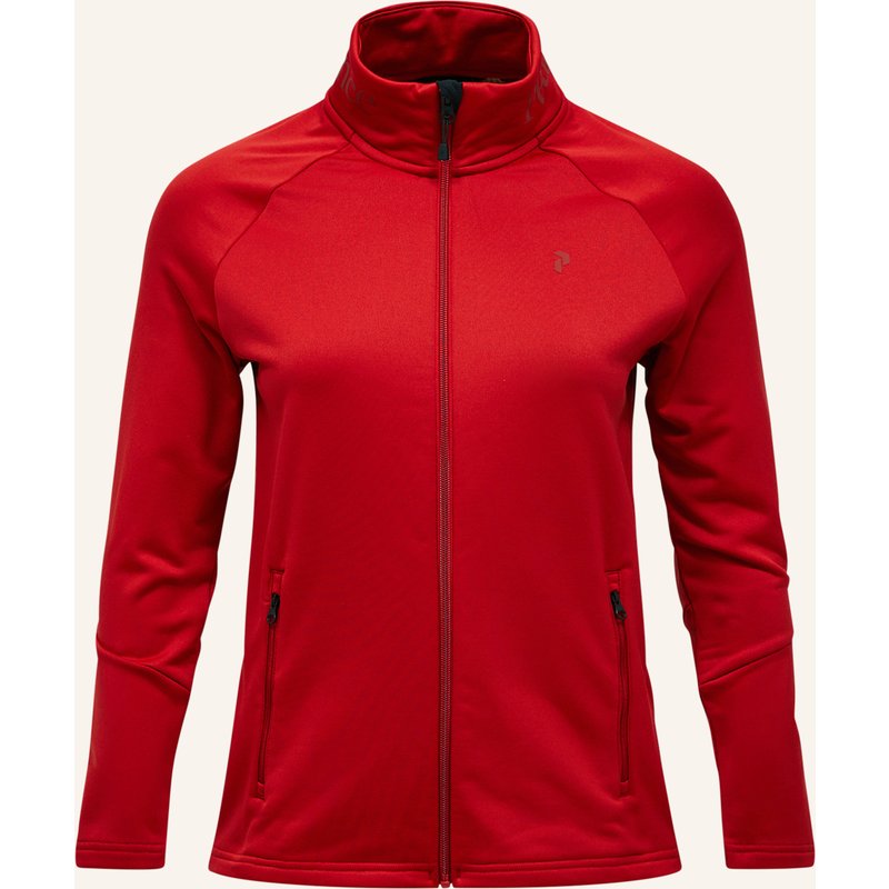 Peak Performance W Rider Essentials Midlayer Zip Jacket Fleecejacke silber