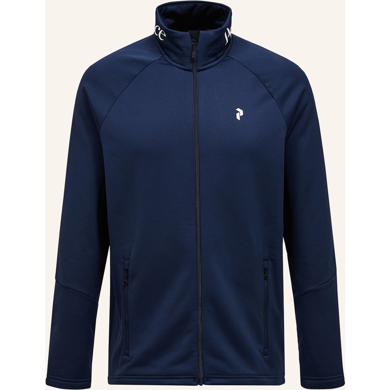 Peak Performance M Rider Essentials Midlayer Zip Jacket Fleecejacke blau