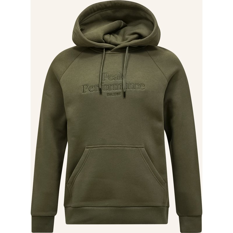 Peak Performance M Original Hood Kapuzensweatshirt gruen