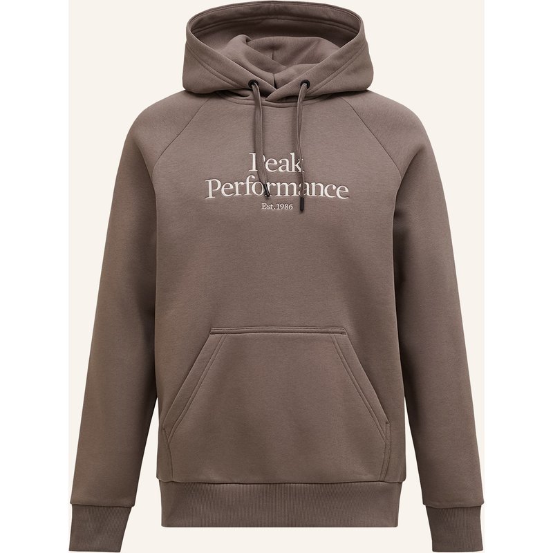 Peak Performance M Original Hood Kapuzensweatshirt braun