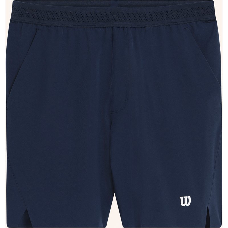 Wilson Sporthose Tournament Short 7in Unlined blau
