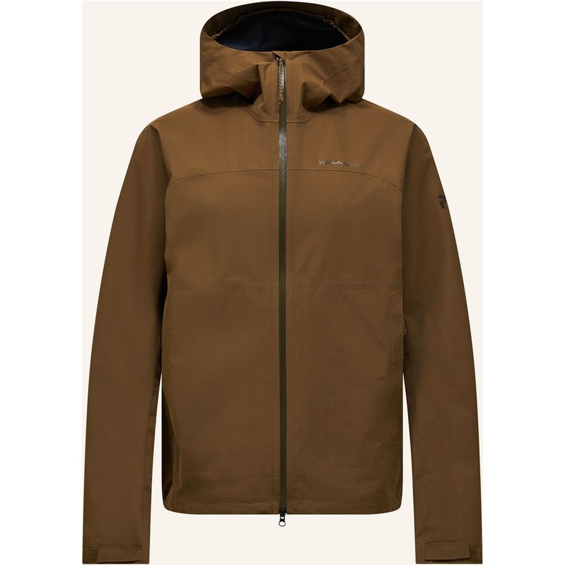Peak Performance M Treeline Hipe® 2.5l Shell Jacket Regenjacke gruen