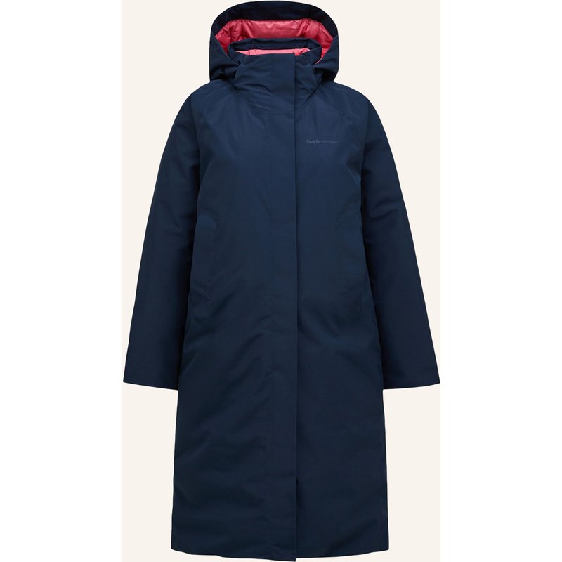 Peak Performance Daunenmantel Treeline blau