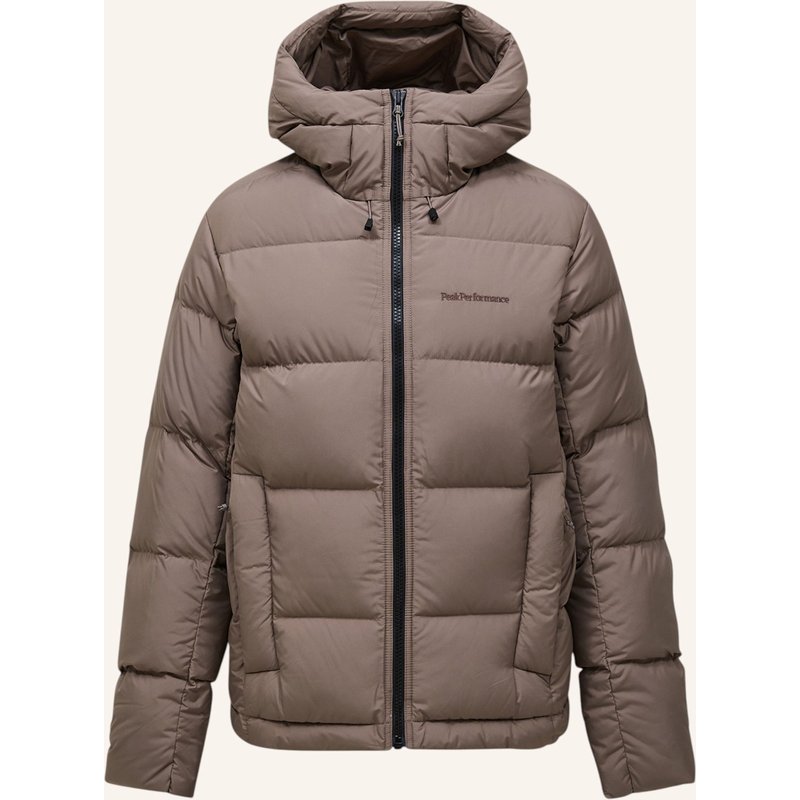 Peak Performance M Rivel Down Puffer Jacket Daunenjacke braun