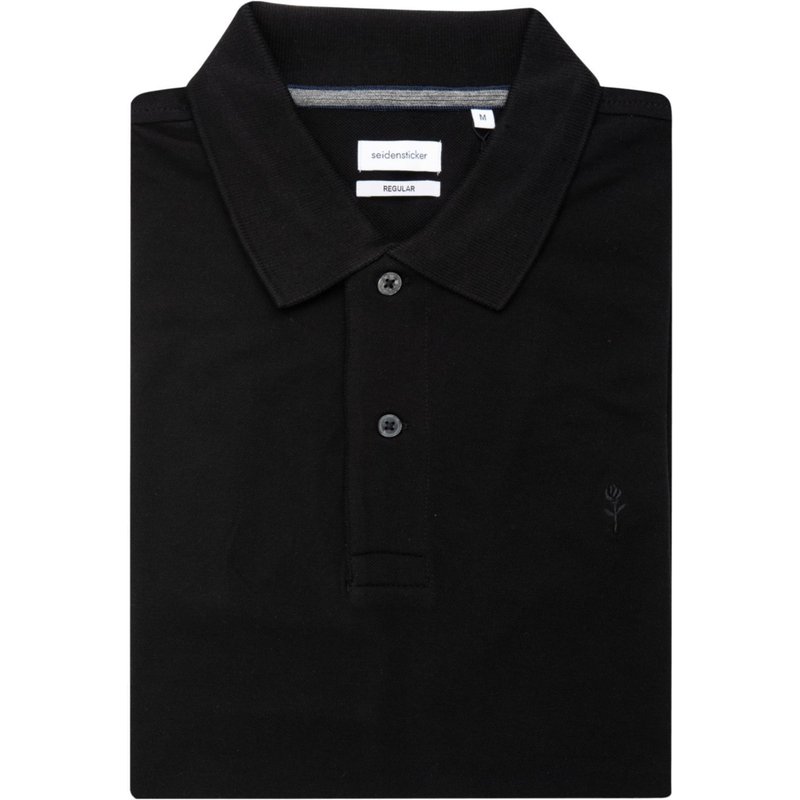 Seidensticker Polo-Shirt, Polo Regular Fit schwarz