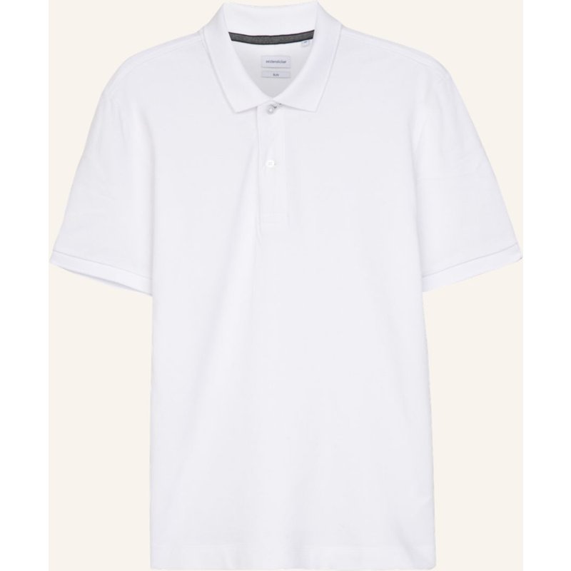 Seidensticker Polo-Shirt, Polo Slim Fit weiss