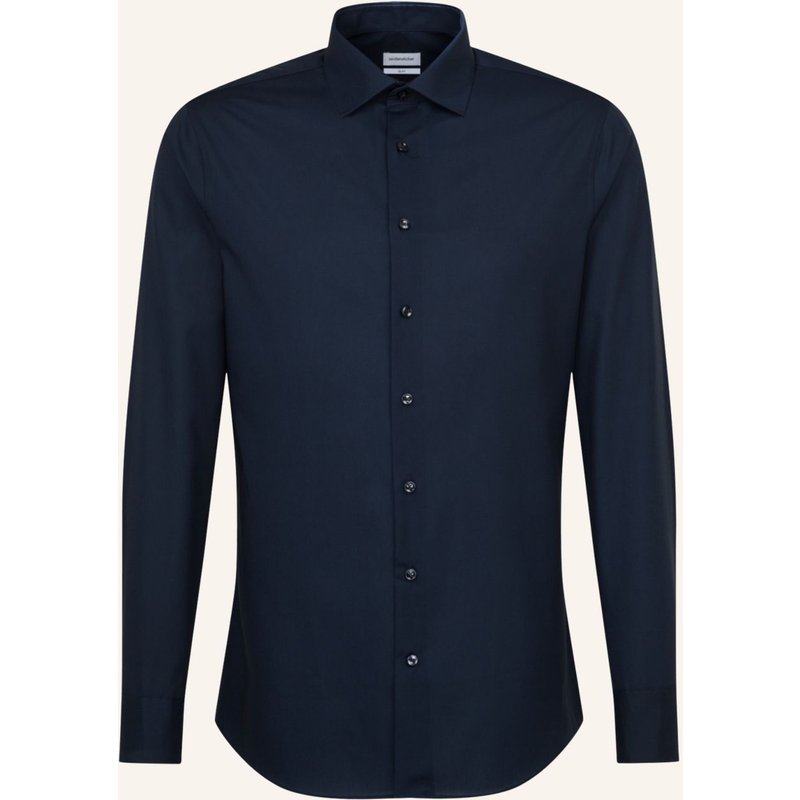 Seidensticker Hemd Slim Fit blau