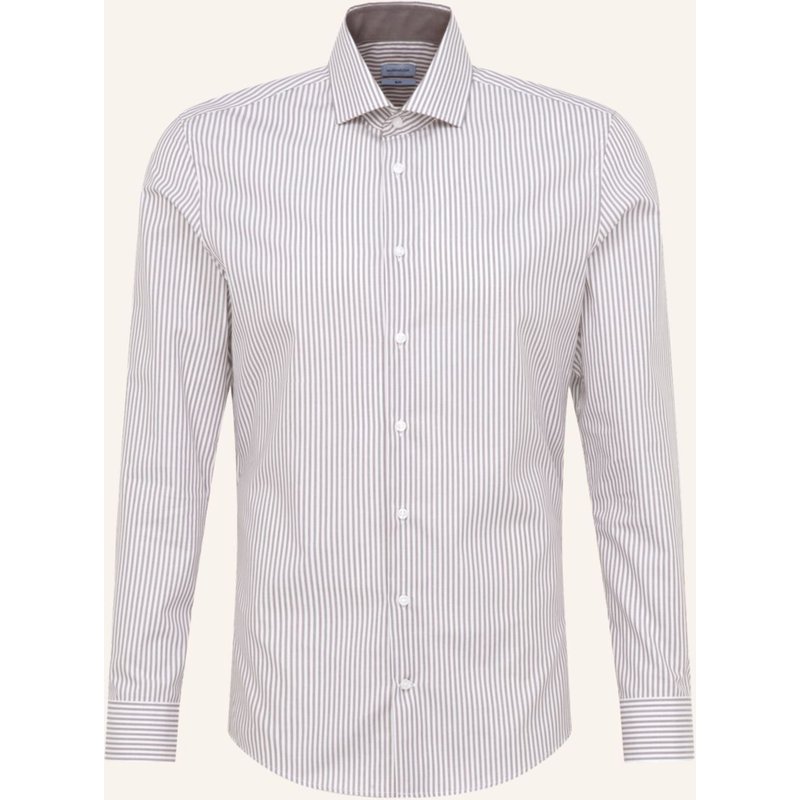 Seidensticker Business Hemd Slim Fit grau