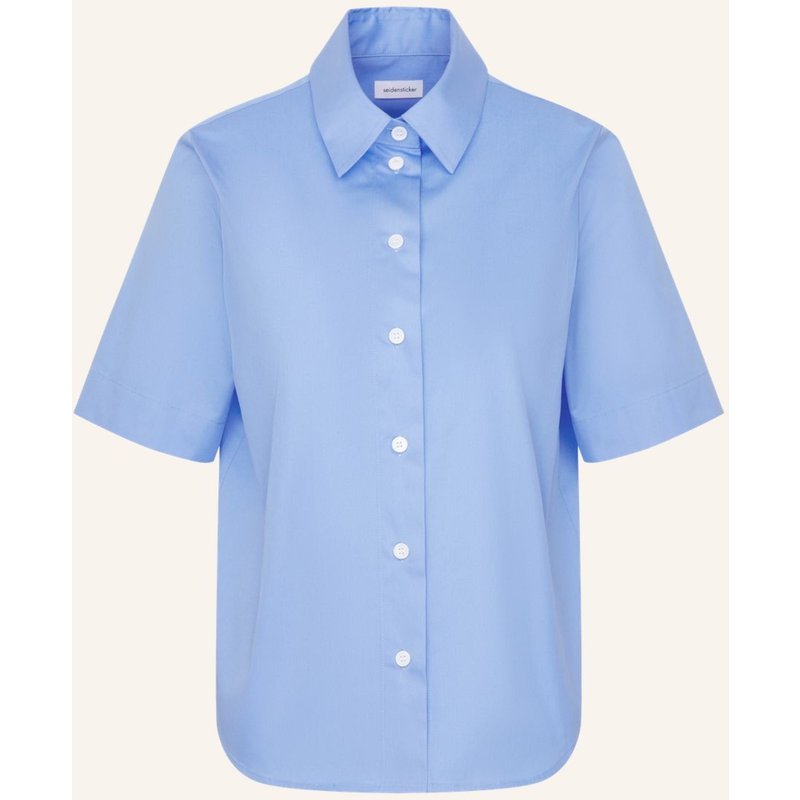Seidensticker Hemdbluse blau