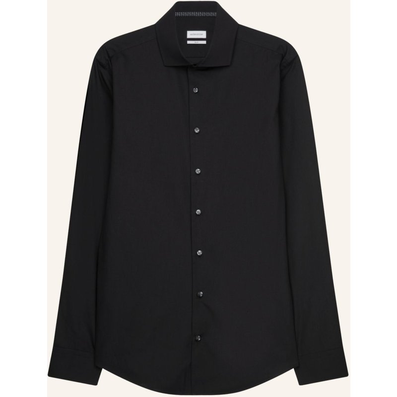 Seidensticker Business Hemd Slim Fit schwarz