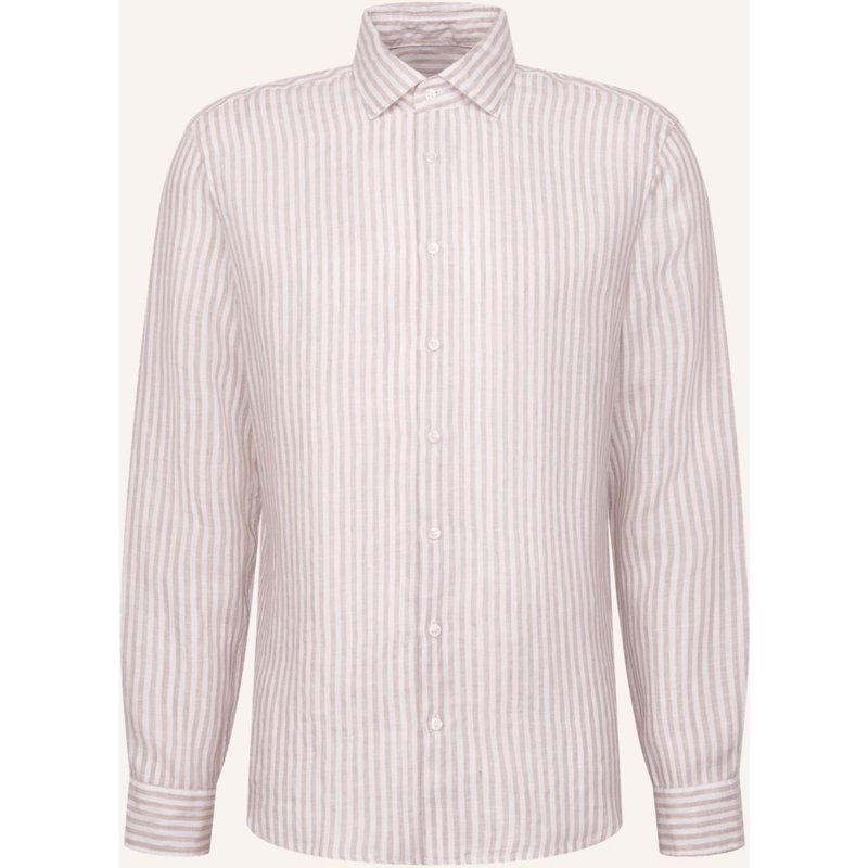 Seidensticker Leinenhemd Regular Fit beige