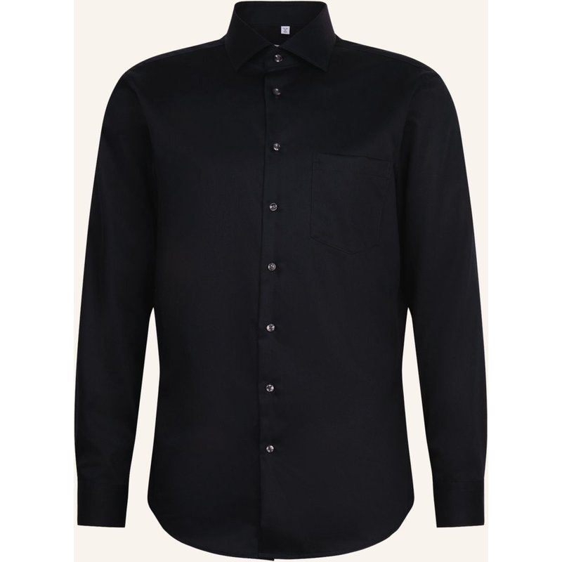 Seidensticker Business Hemd Regular Fit schwarz