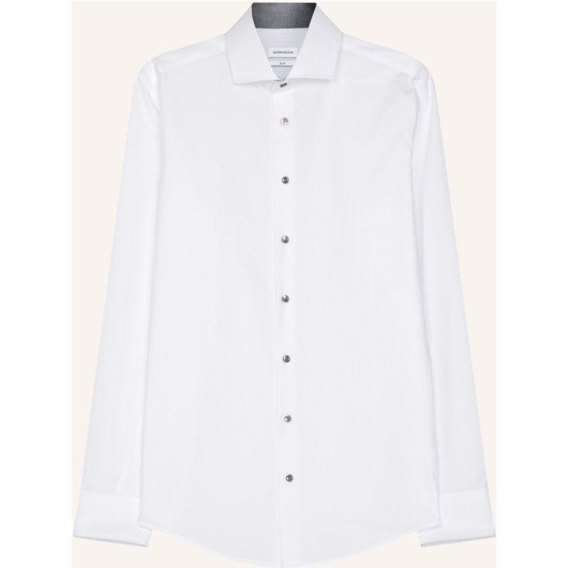 Seidensticker Business Hemd Slim Fit weiss