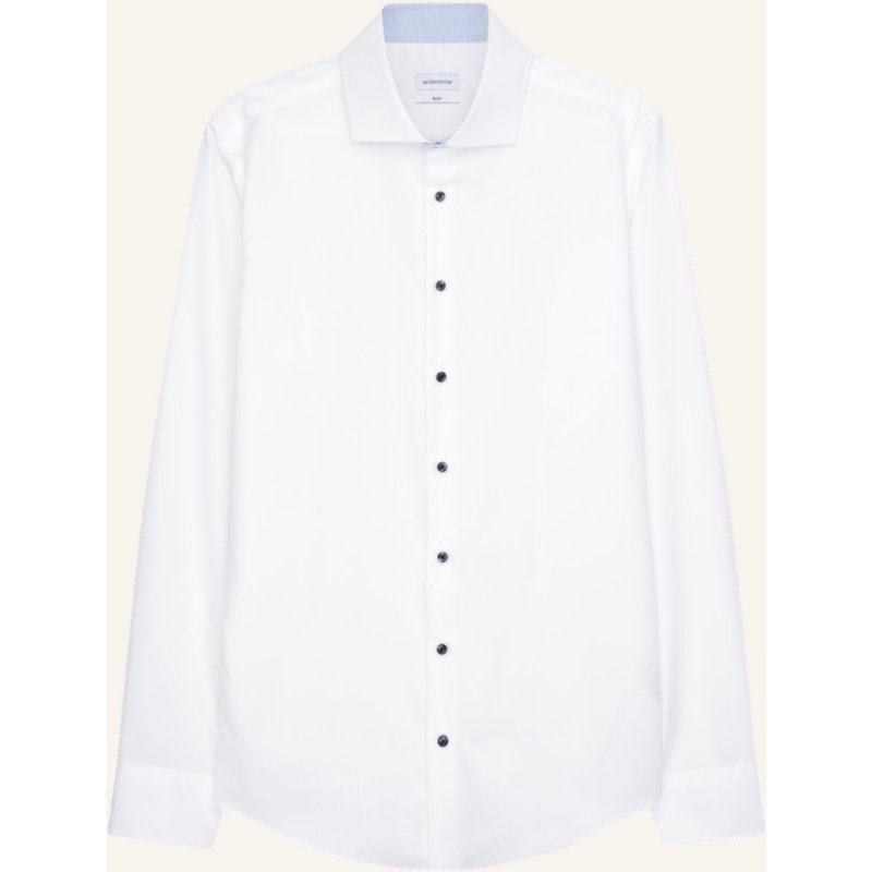 Seidensticker Business Hemd Slim Fit weiss