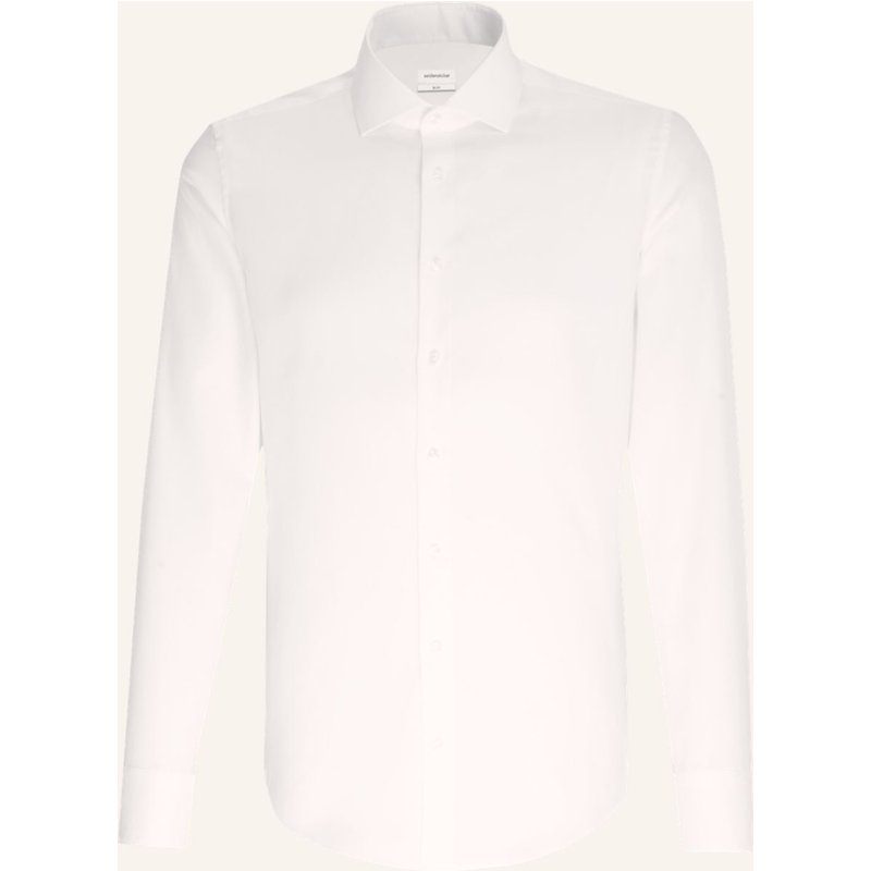 Seidensticker Business Hemd, Oxfordhemd Slim Fit weiss