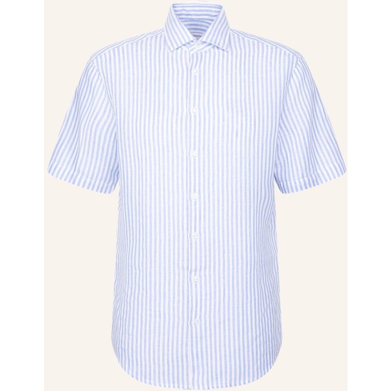 Seidensticker Leinenhemd Regular Fit blau