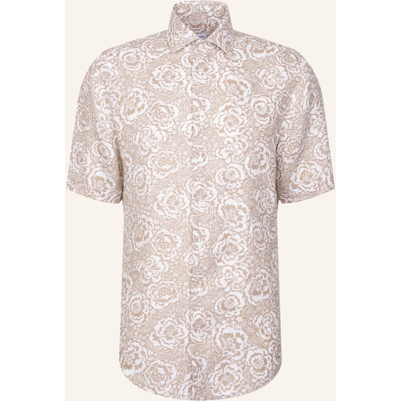 Seidensticker Leinenhemd Regular Fit beige